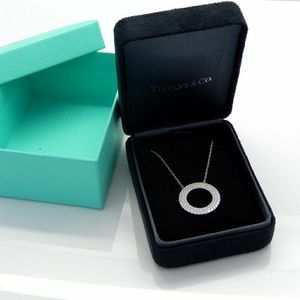 Tiffany Metro Diamond Necklace In 8k 
